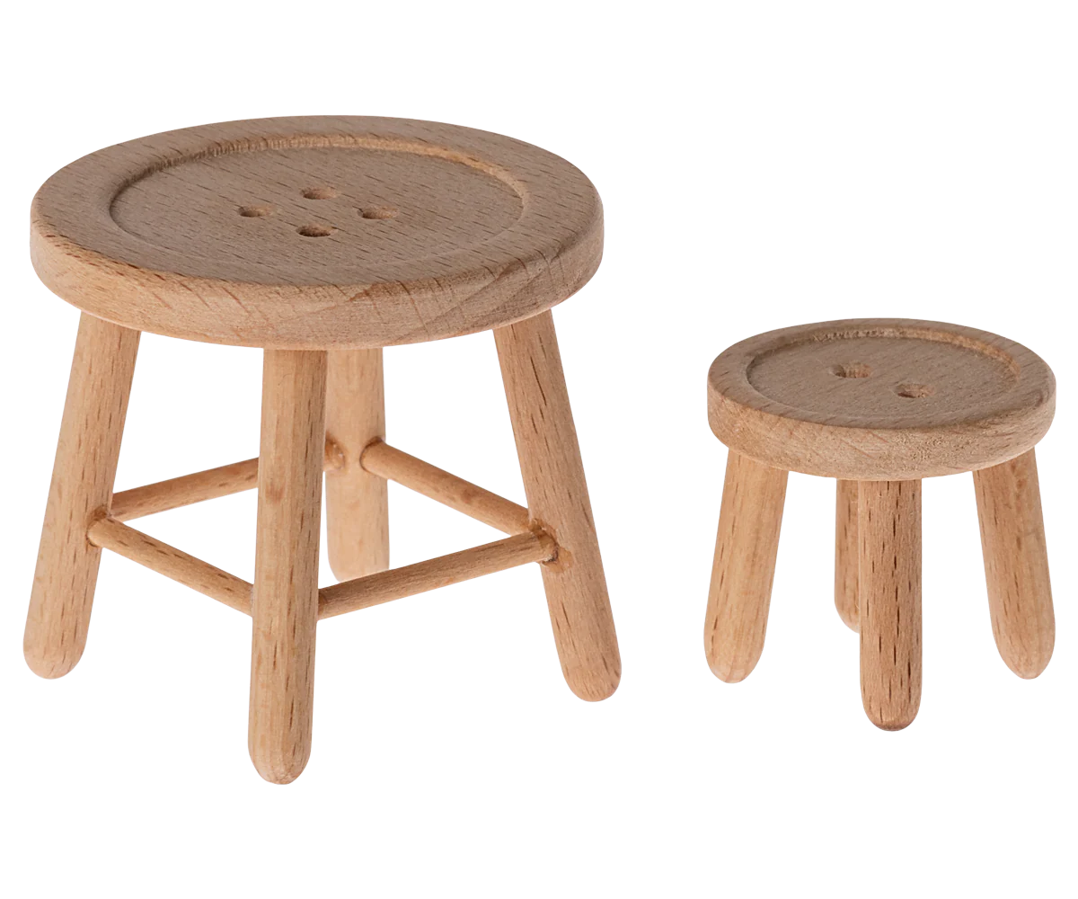 Zestaw - Table and stool set, Mouse