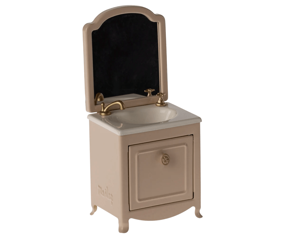 Akcesoria dla lalek - Sink dresser, Mouse - Powder - L’enfant