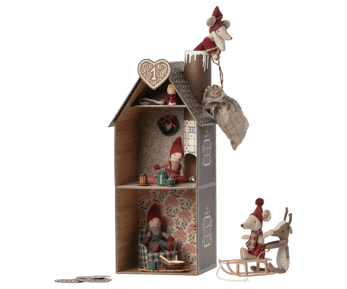 Dekoracja bożonarodzeniowa - Gingerbread house, Mouse - L’enfant