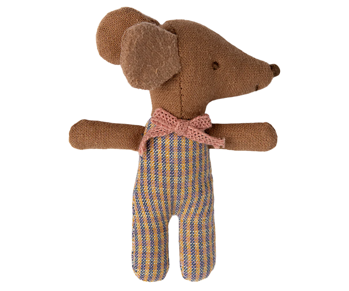 Myszka - Sleepy wakey baby mouse in matchbox - Rose