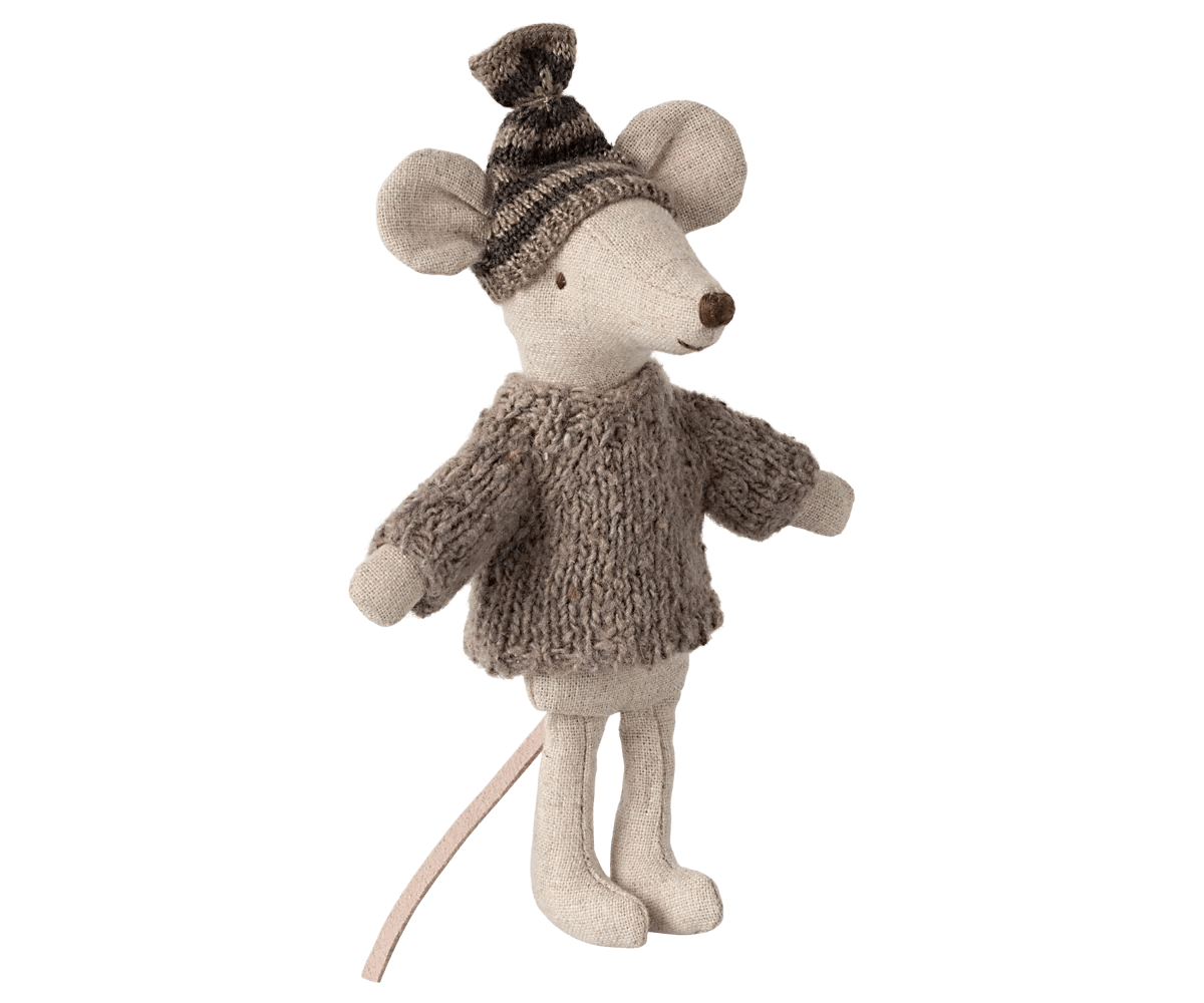 Ubranko myszki - Knitted sweater and hat, Big brother mouse - L’enfant