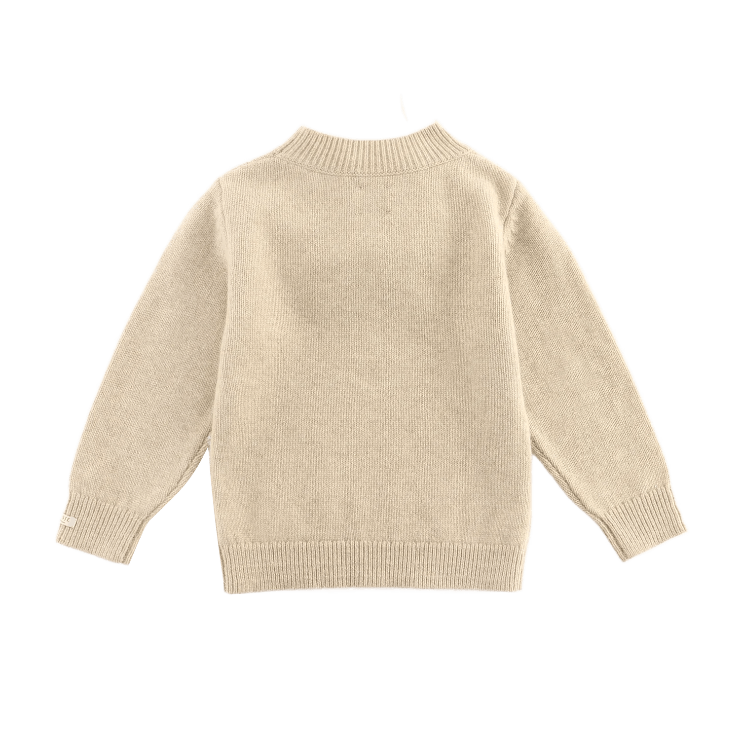 Sweter Denn Wełna Merino - Bear Biscotti Melange - L’enfant