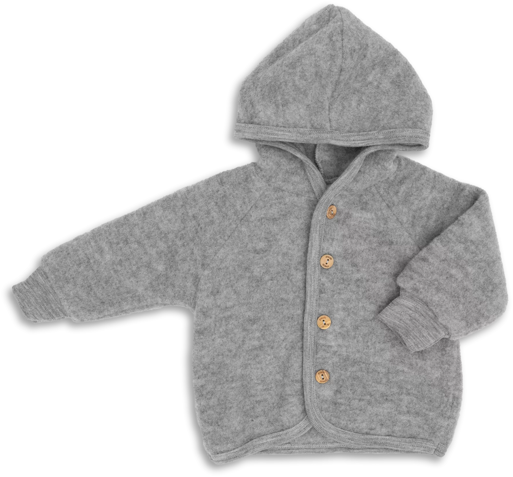 Kurtka z wełny merino grey