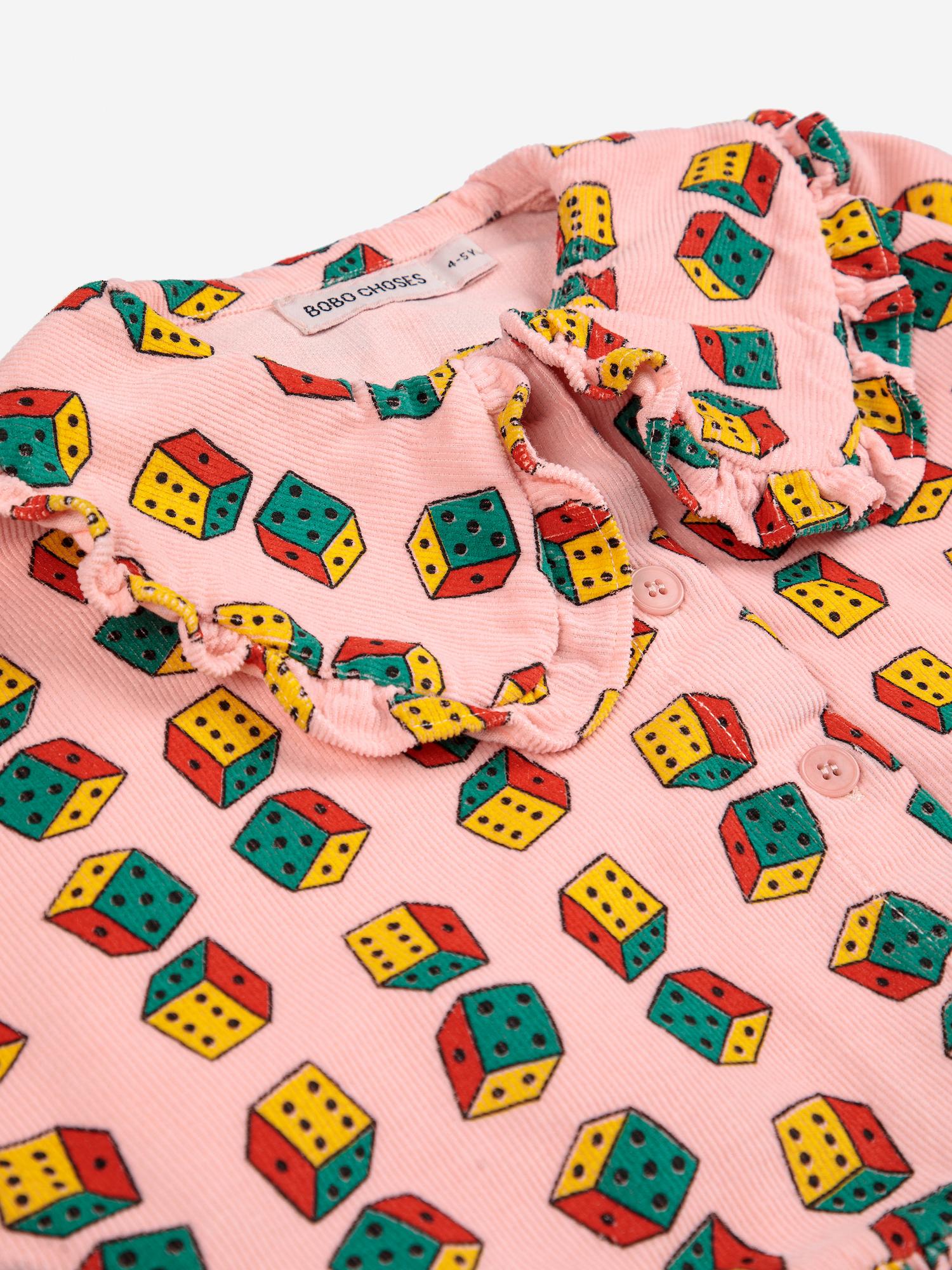 Sukienka Dices all over micro corduroy