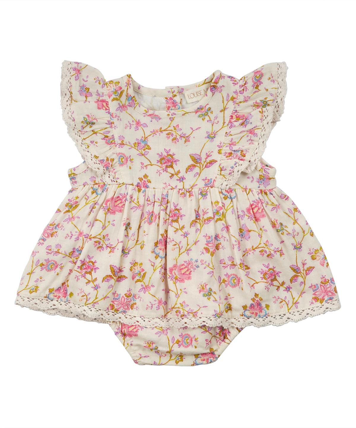 Rompers Lena - Cream Bucolia Fields - L’enfant