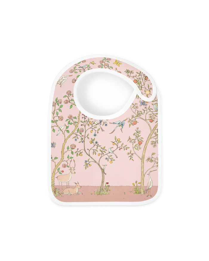 Zestaw prezentowy - Carré & Satin Bib Set - In Bloom Pink