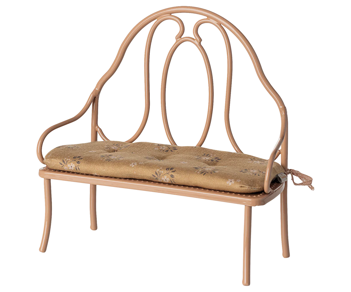 Ławka Vintage bench, Mini - Dark powder