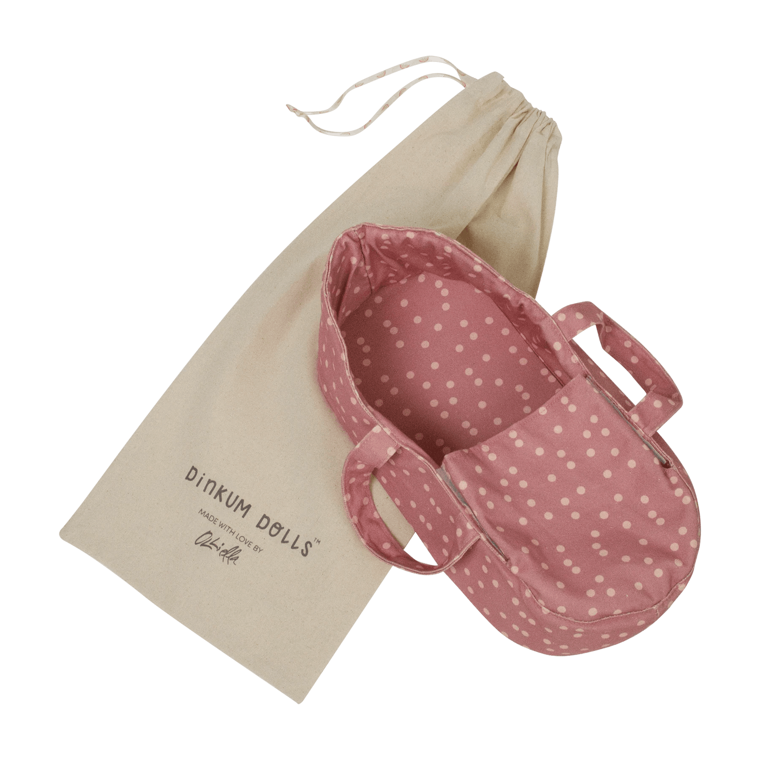 Nosidełko dla lalek Dinkum - Polka Dot - L’enfant