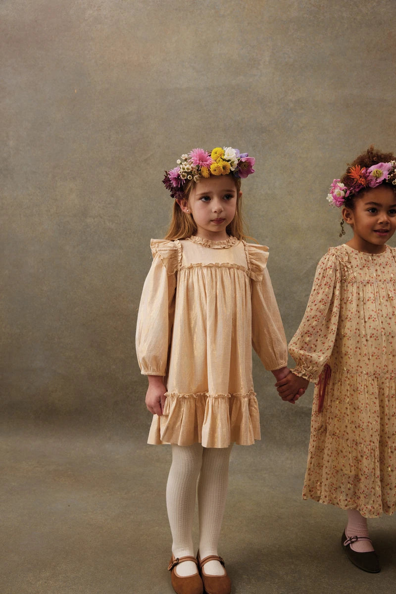 Sukienka Nyna - Cream Misty Laurels