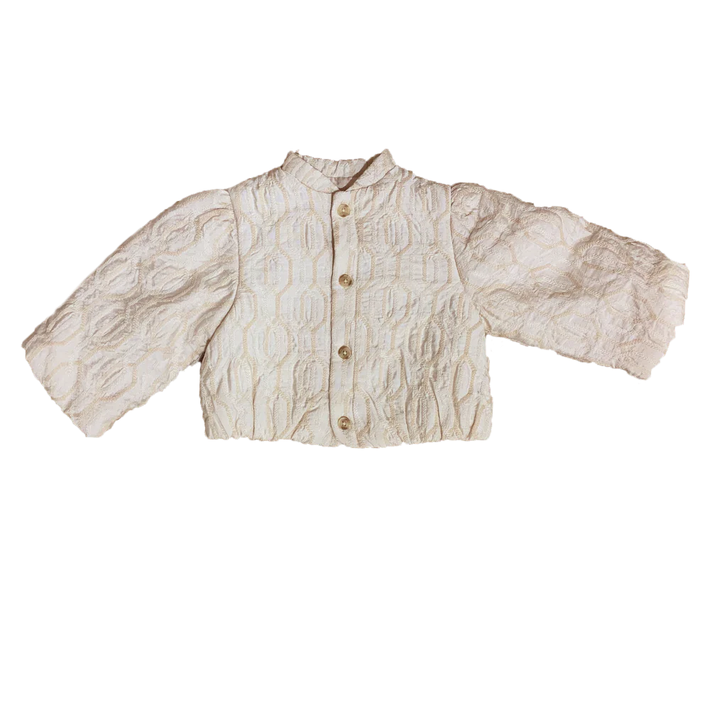 Kurtka Gianne - Soft Taupe Rose Chain