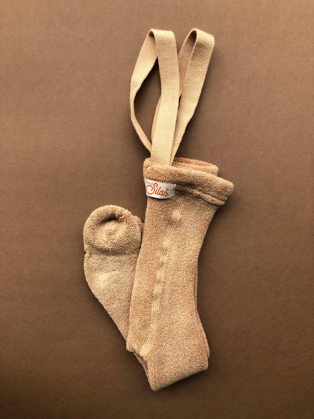 Rajstopy Teddy Warms - Light Brown - L’enfant