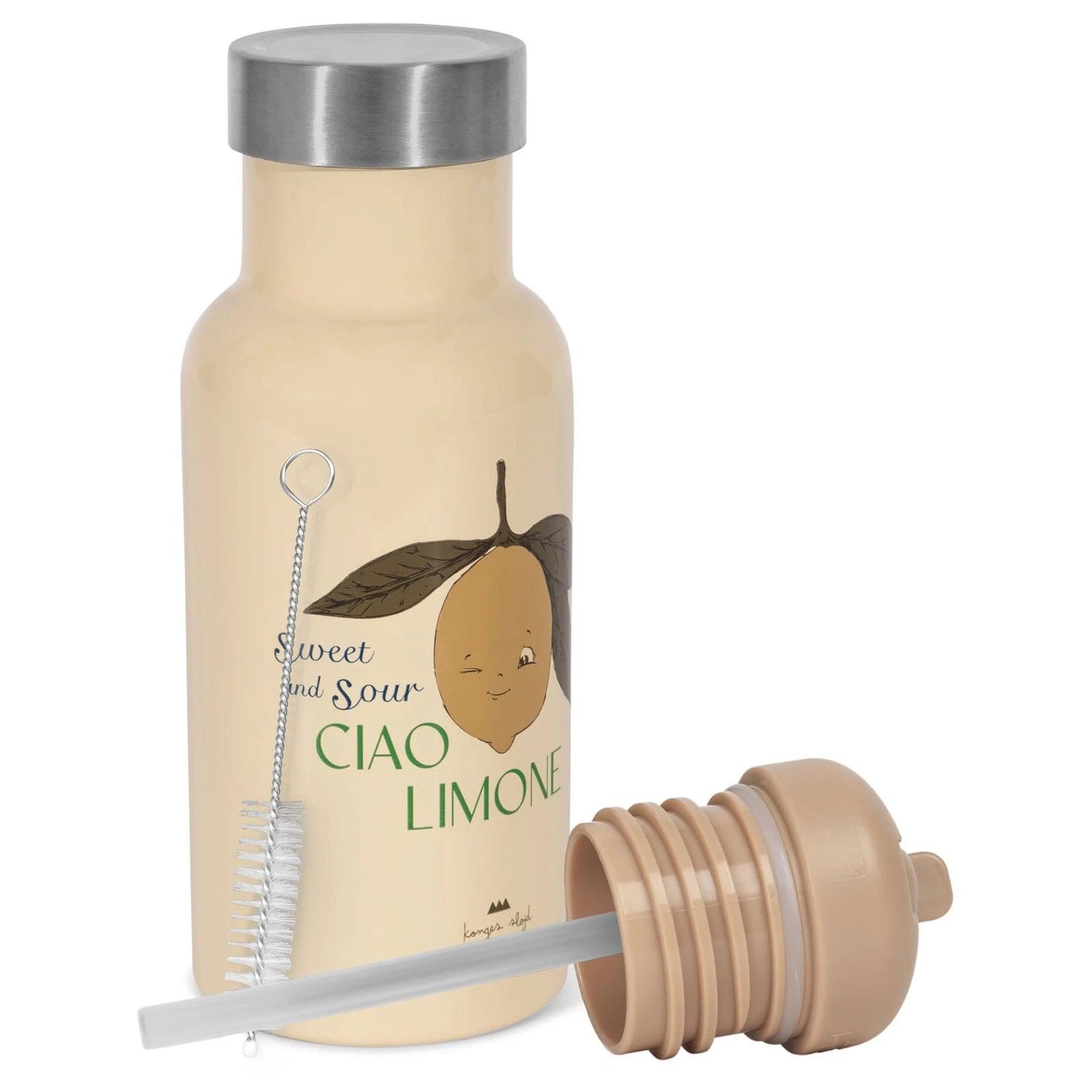 Butelka termiczna ze stali nierdzewnej Lemon Squeeze Me - L’enfant
