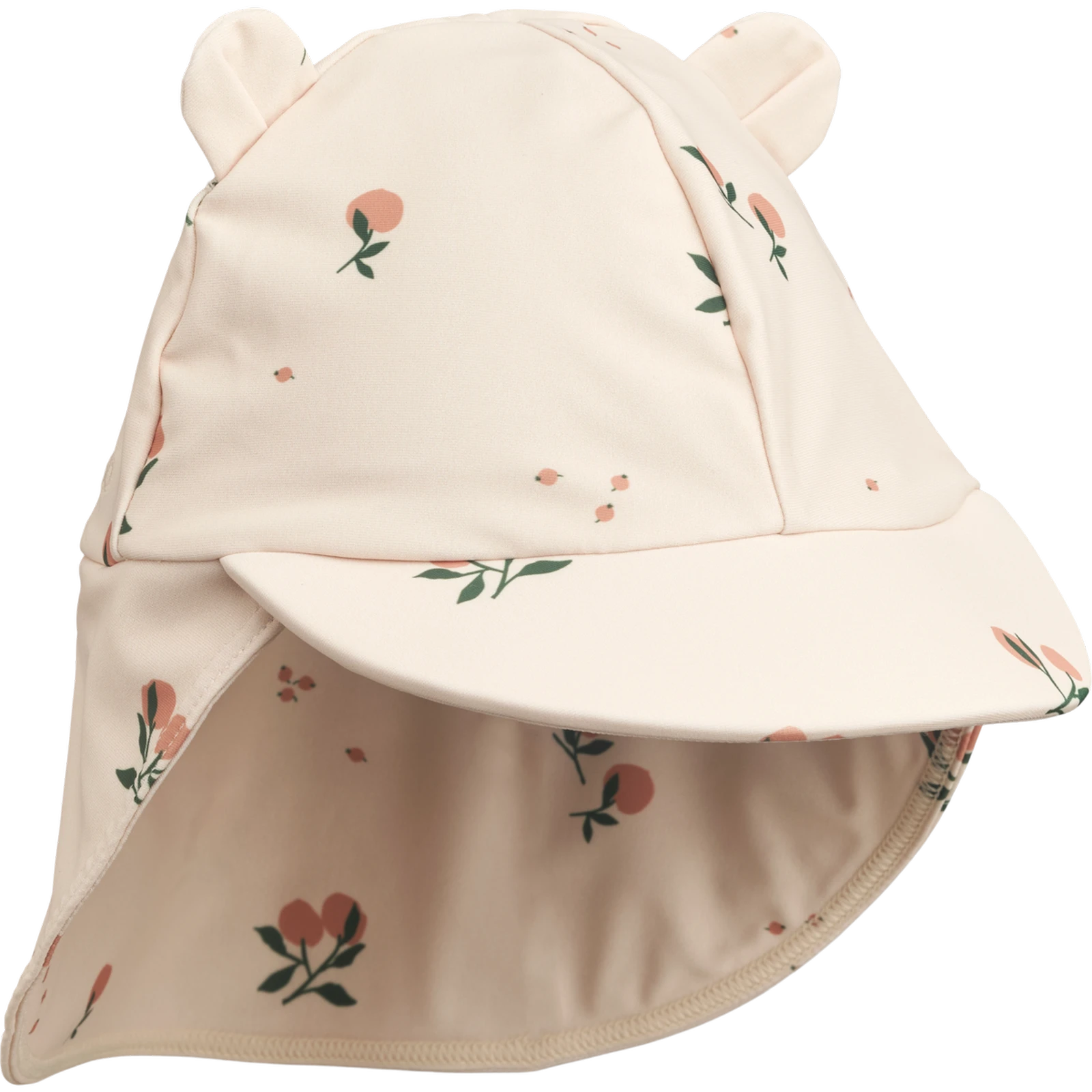 Czapka kąpielowa z uszami Senia Peach / Sea shell