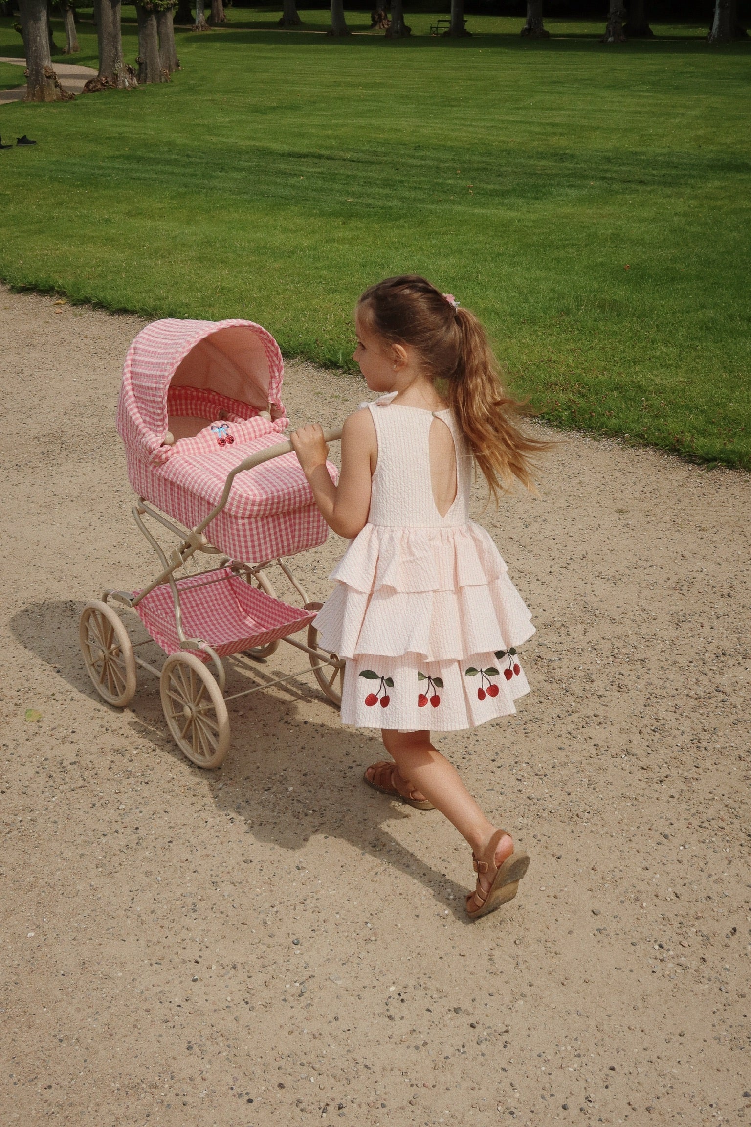 Sukienka Ellie - Peony Stripe