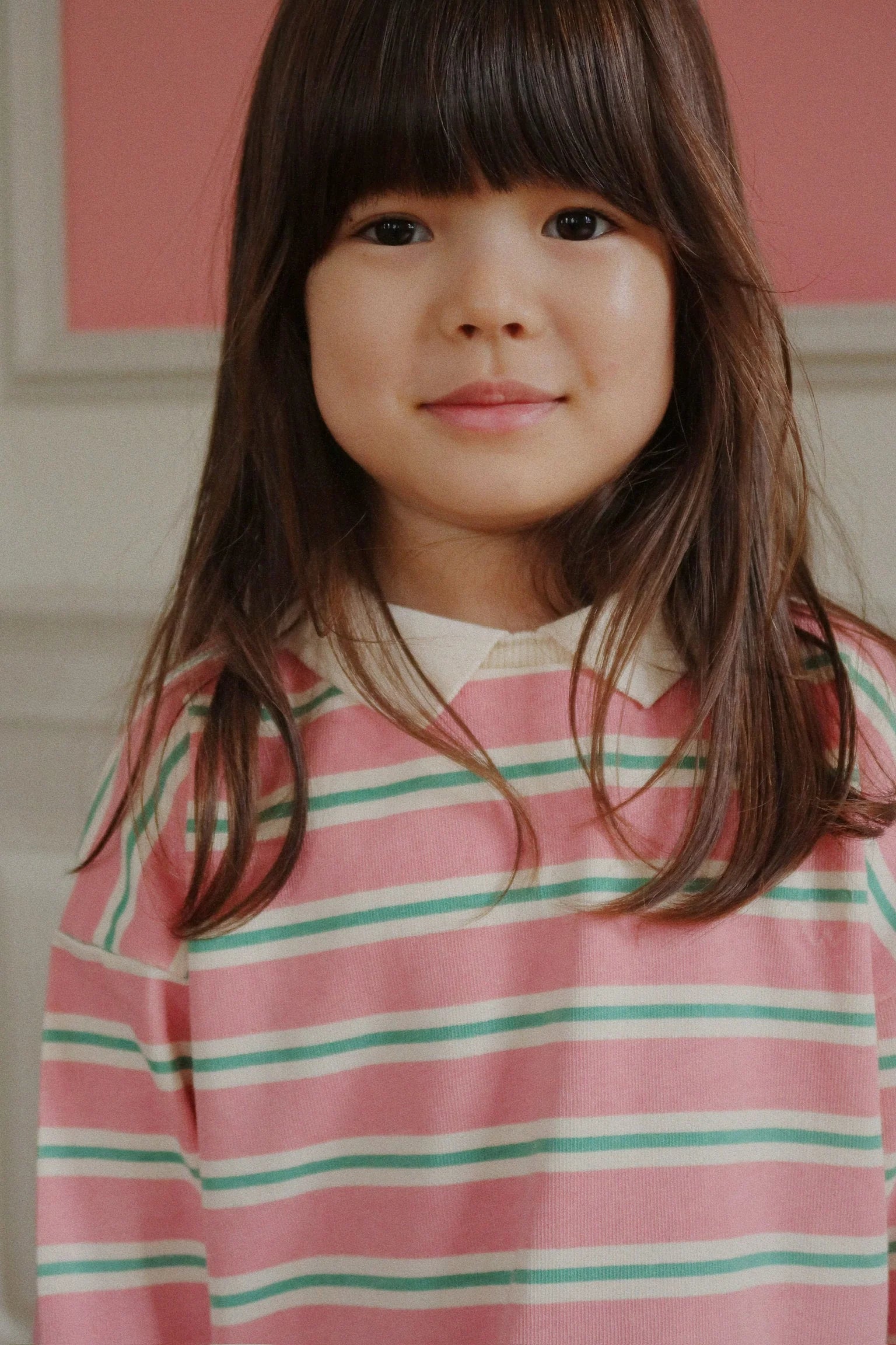 Bluza Spotty Polo - blush bound stripe