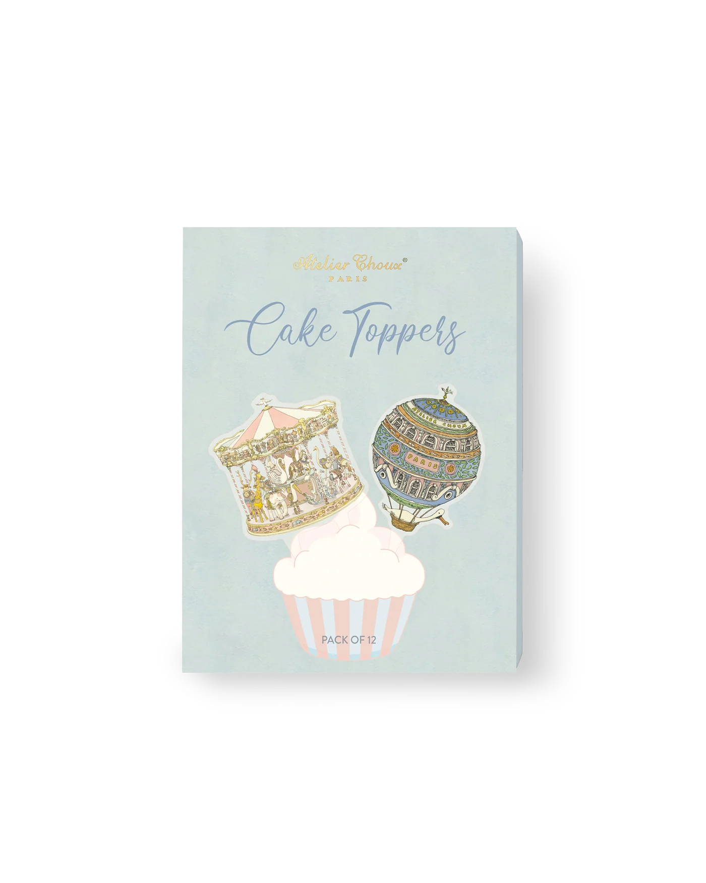 Toppery - Mini Cake Toppers - Atelier Choux Classics - Set of 12