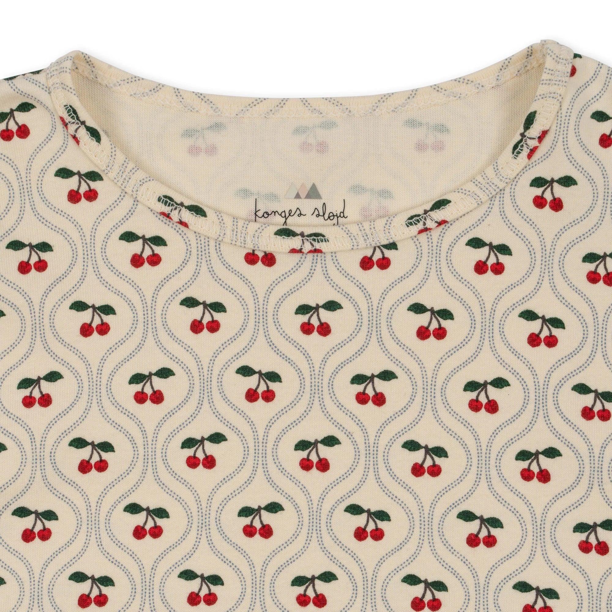 Zestaw lin frill - Cherry Motif - L’enfant