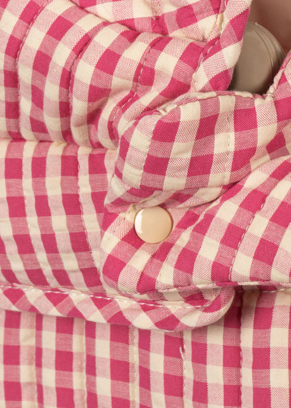 Wózek dla lalek z gondolą - Bubblegum Check
