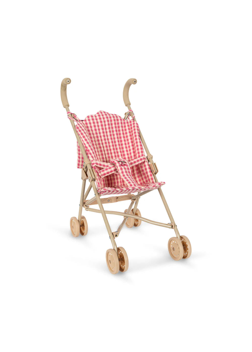 Wózek spacerówka dla lalek - Bubblegum Check