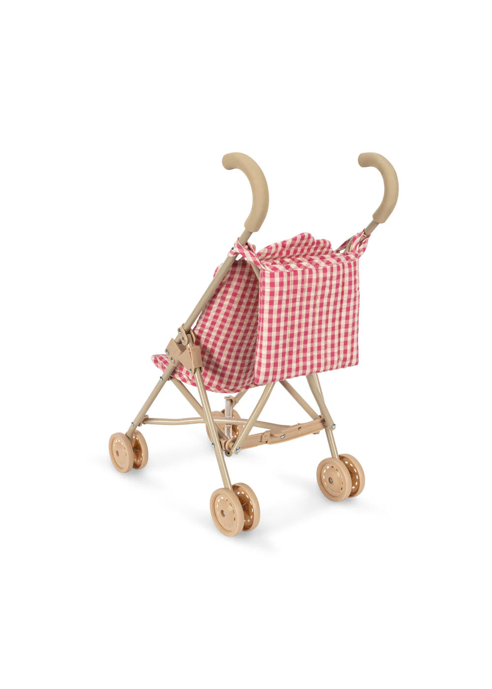 Wózek spacerówka dla lalek - Bubblegum Check