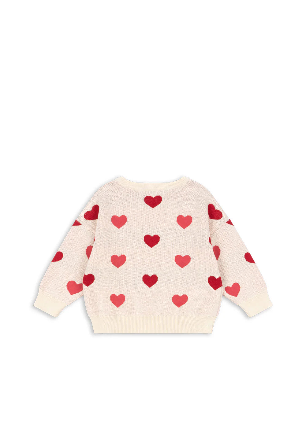 Bluza dzianinowa Lapis - coeur coloré duo pink