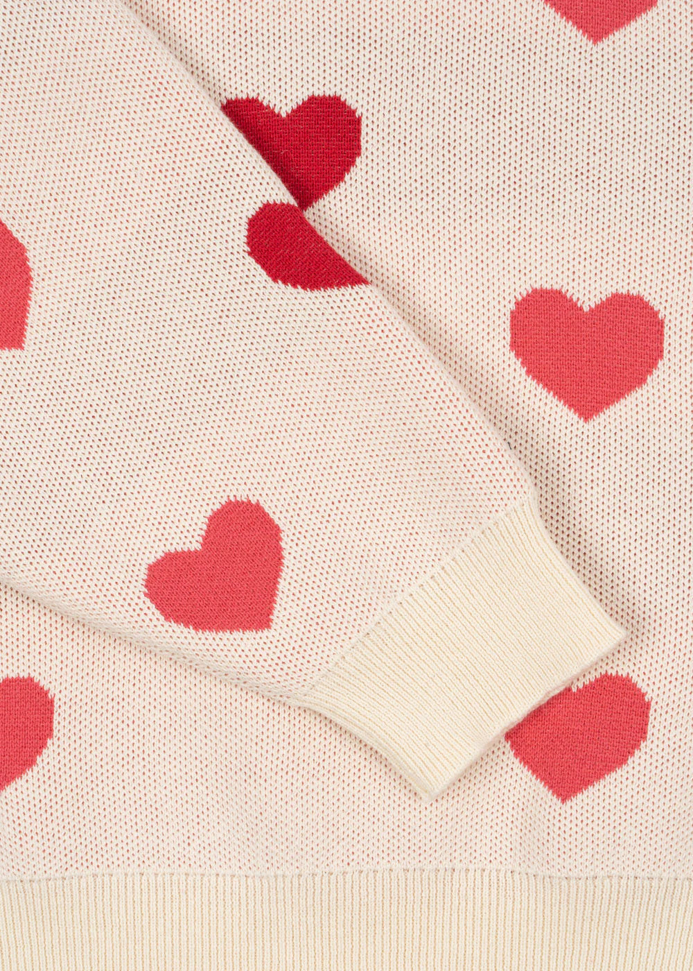Bluza dzianinowa Lapis - coeur coloré duo pink