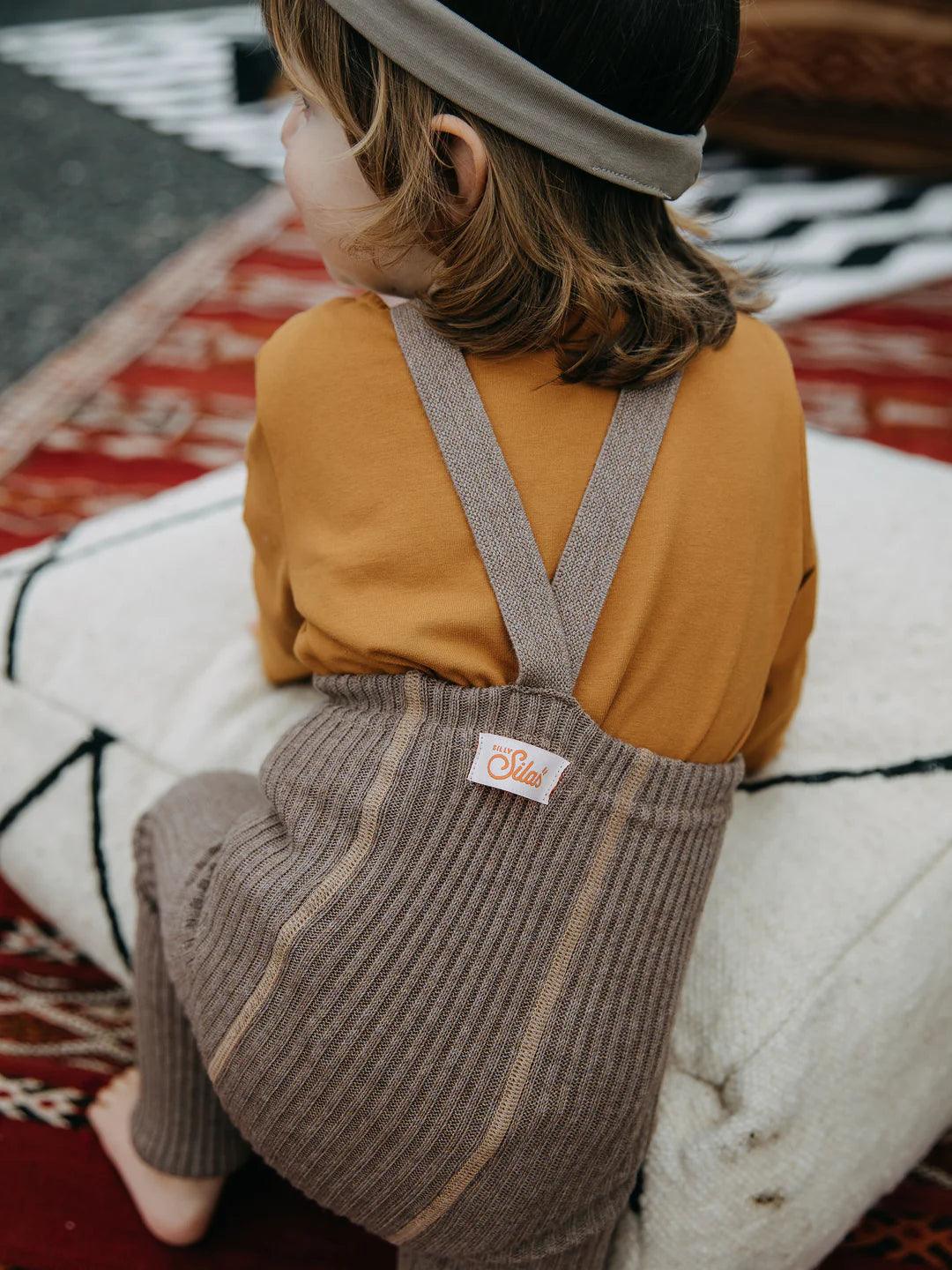 Legginsy z bawełny organicznej Hippy - Cocoa Blend - L’enfant