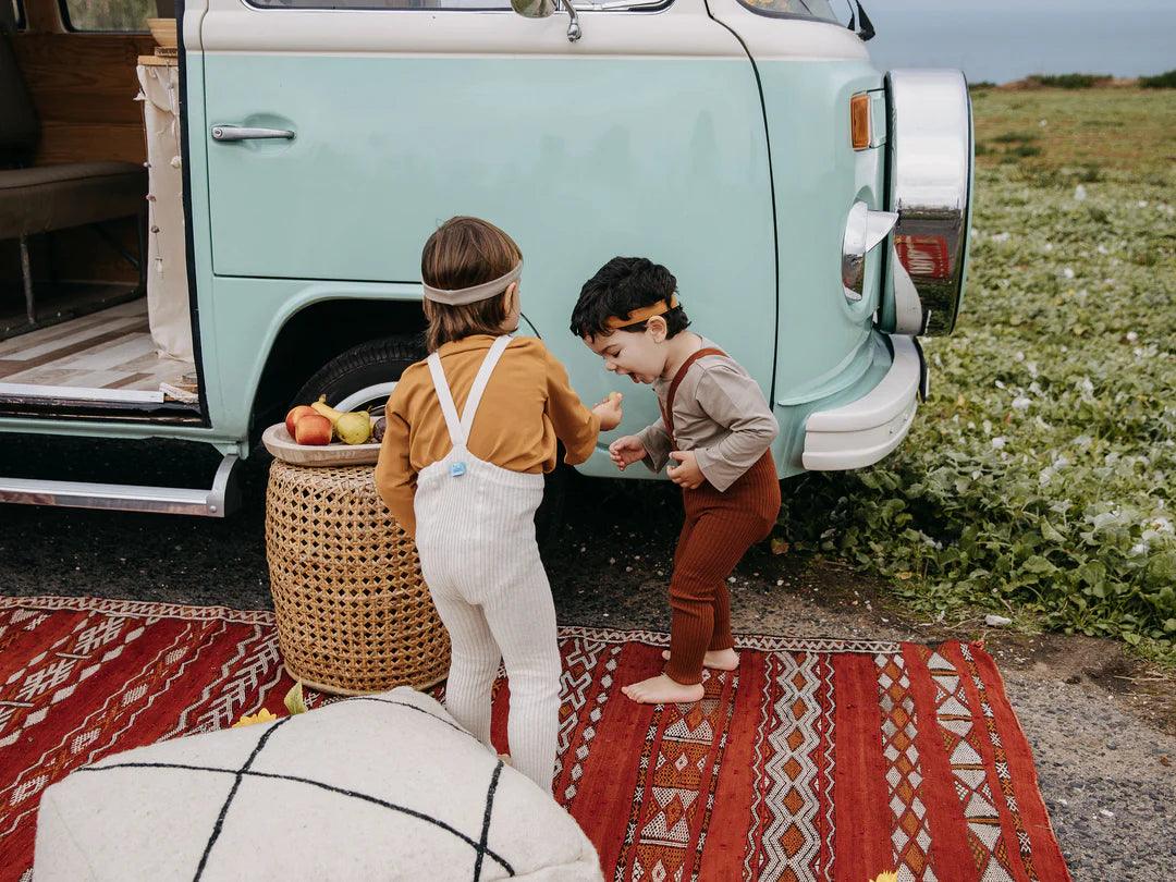 Legginsy z bawełny organicznej Hippy - Cinnamon - L’enfant