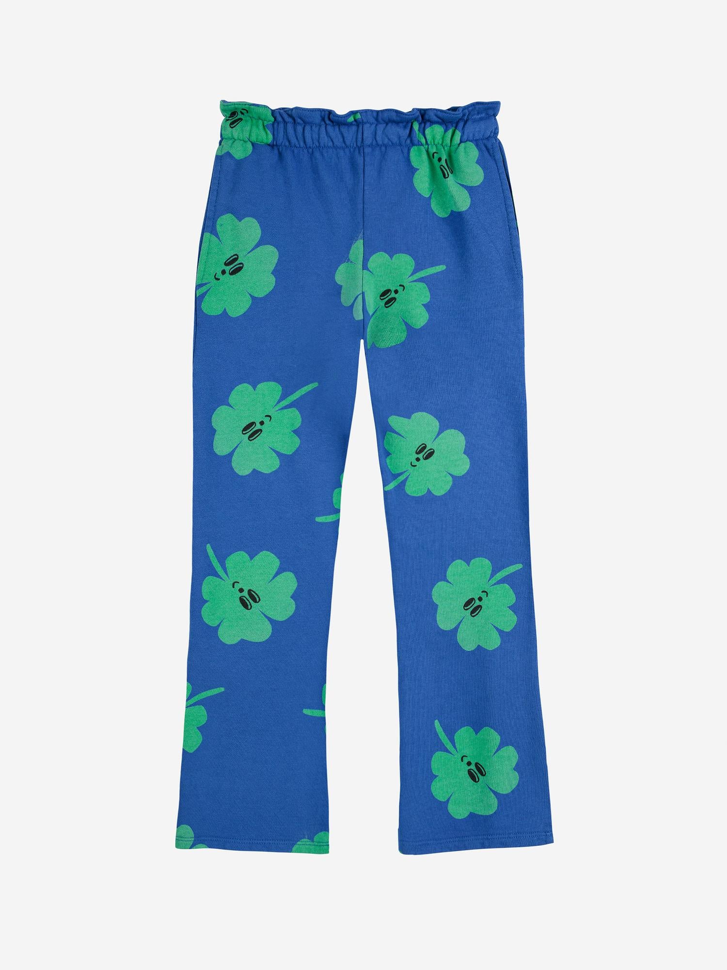Spodnie Lucky Clover all over flare