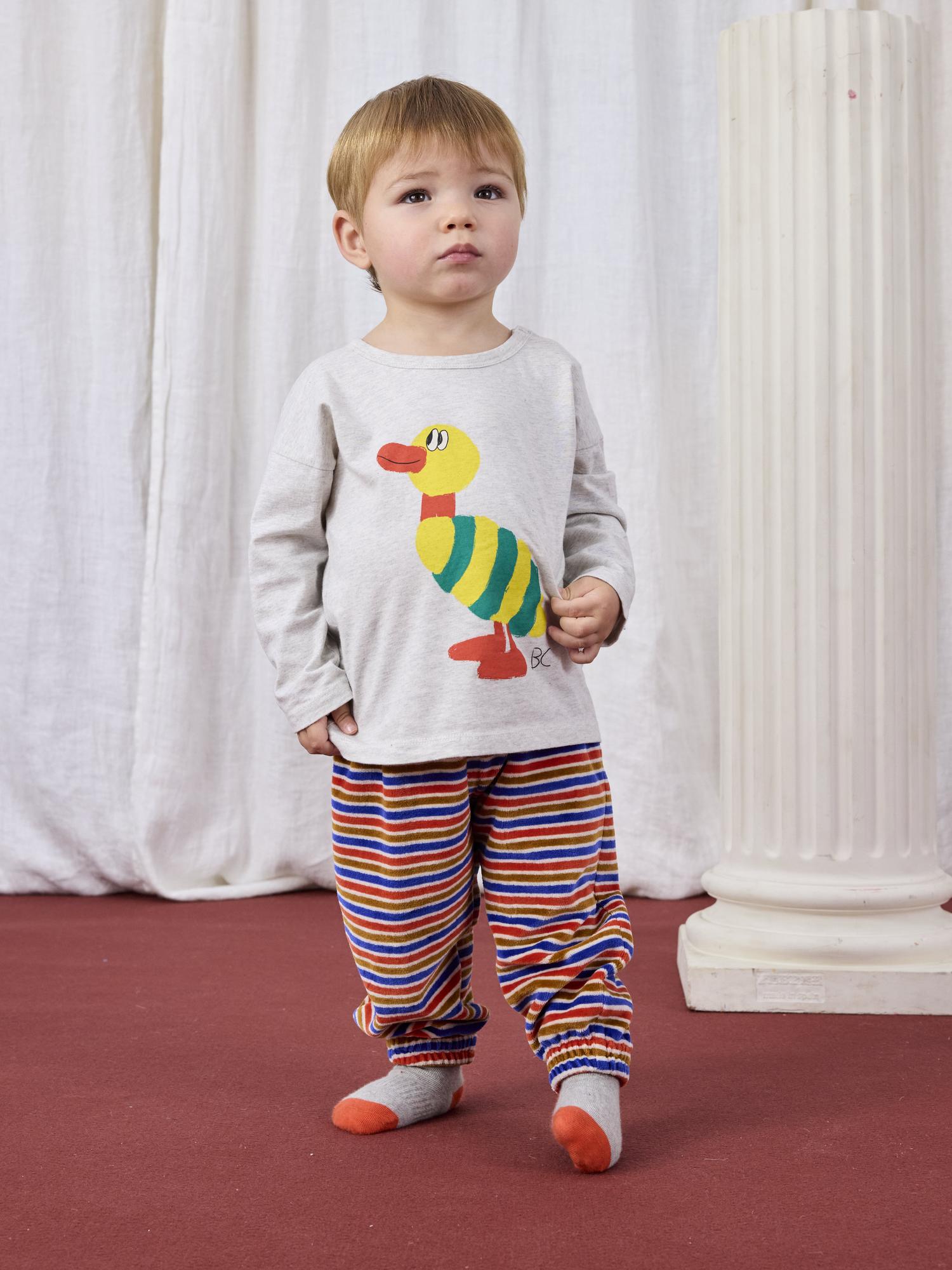 T-shirt niemowlęcy Striped Duck