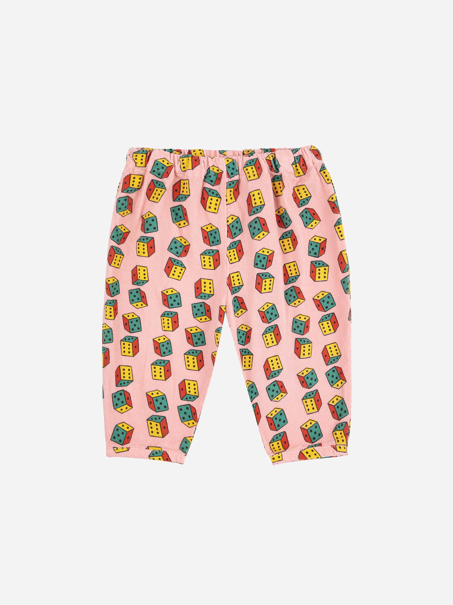 Spodnie niemowlęce Dices all over micro corduroy