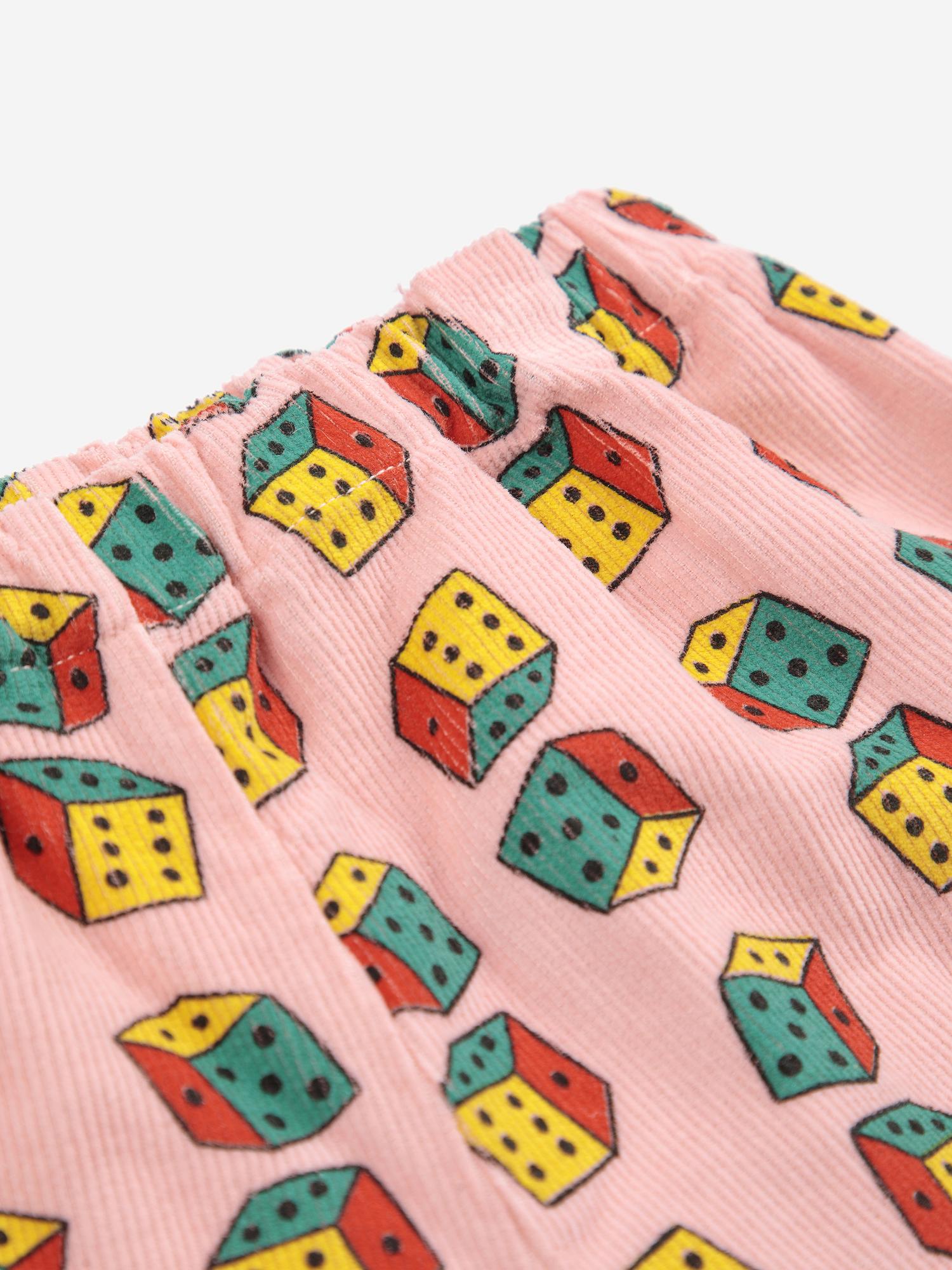 Spodnie niemowlęce Dices all over micro corduroy
