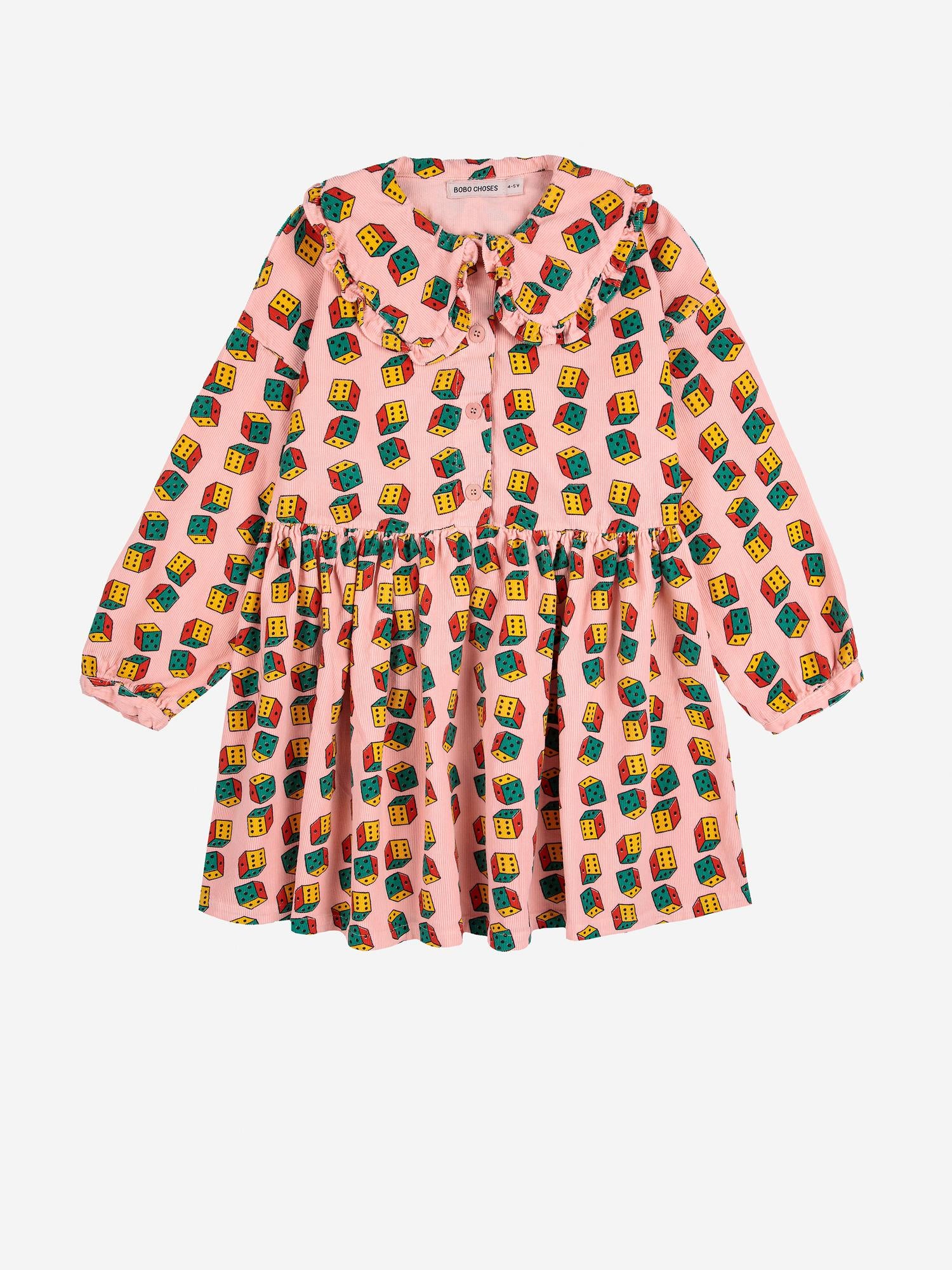 Sukienka Dices all over micro corduroy