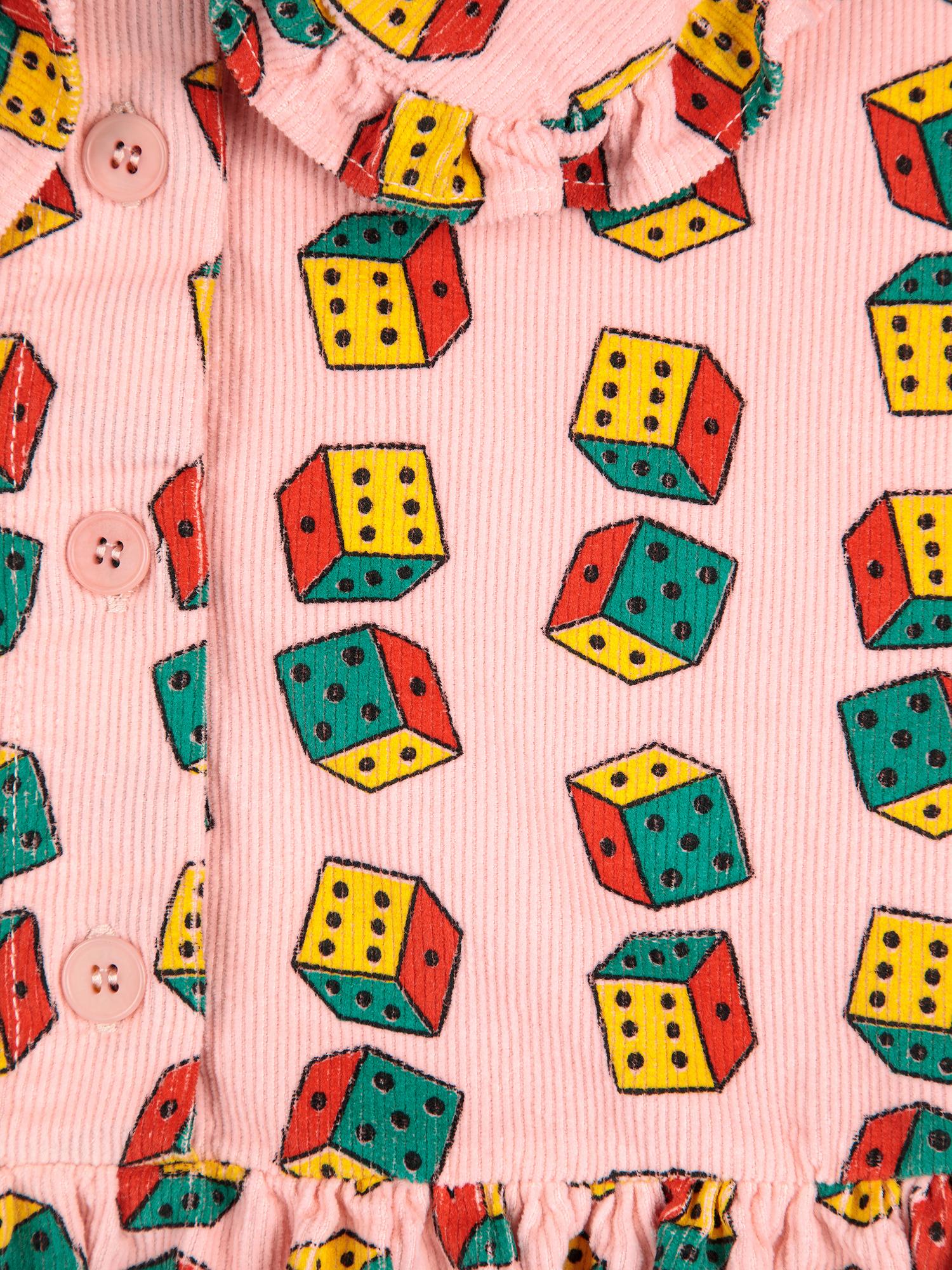 Sukienka Dices all over micro corduroy