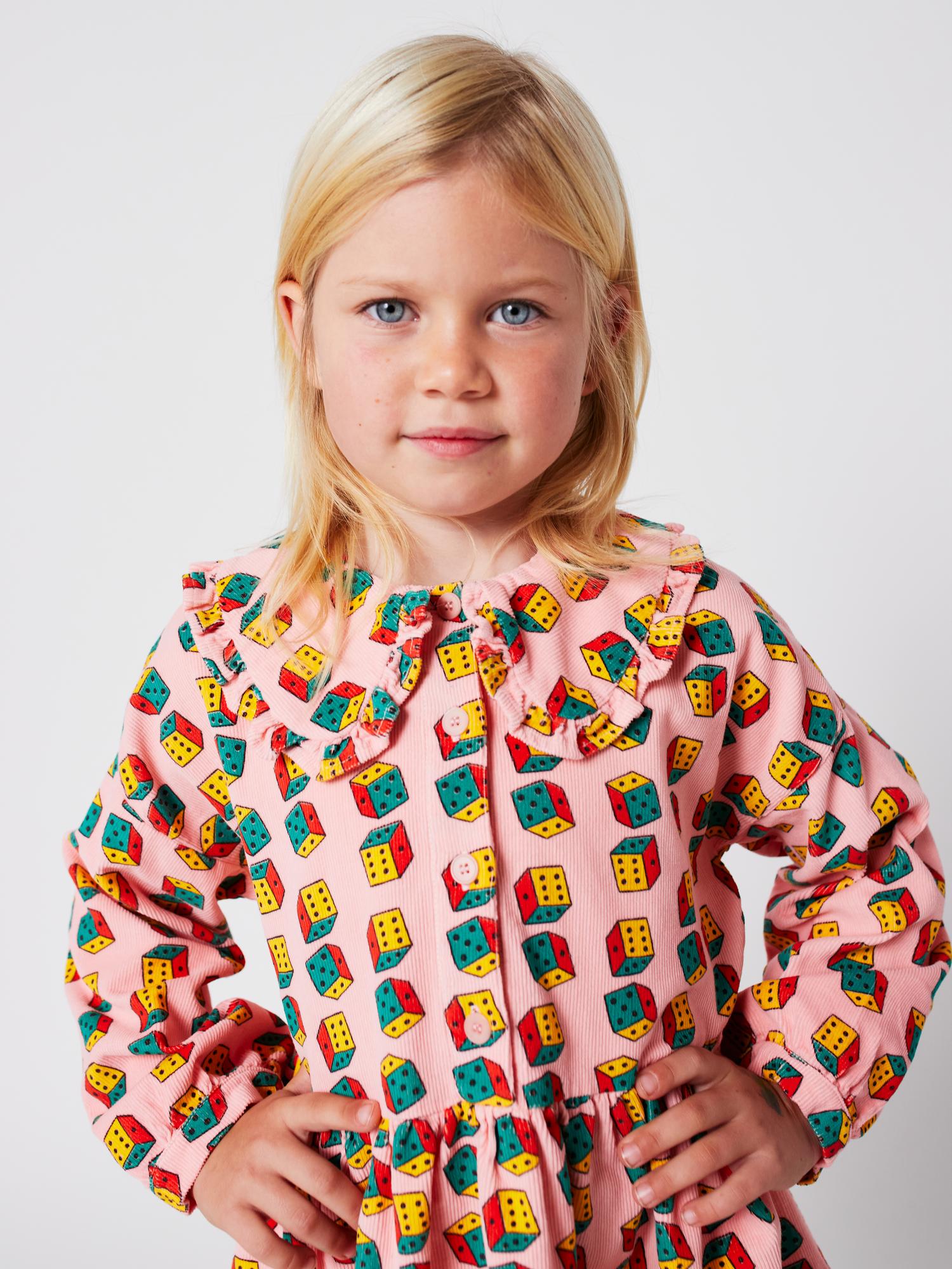 Sukienka Dices all over micro corduroy