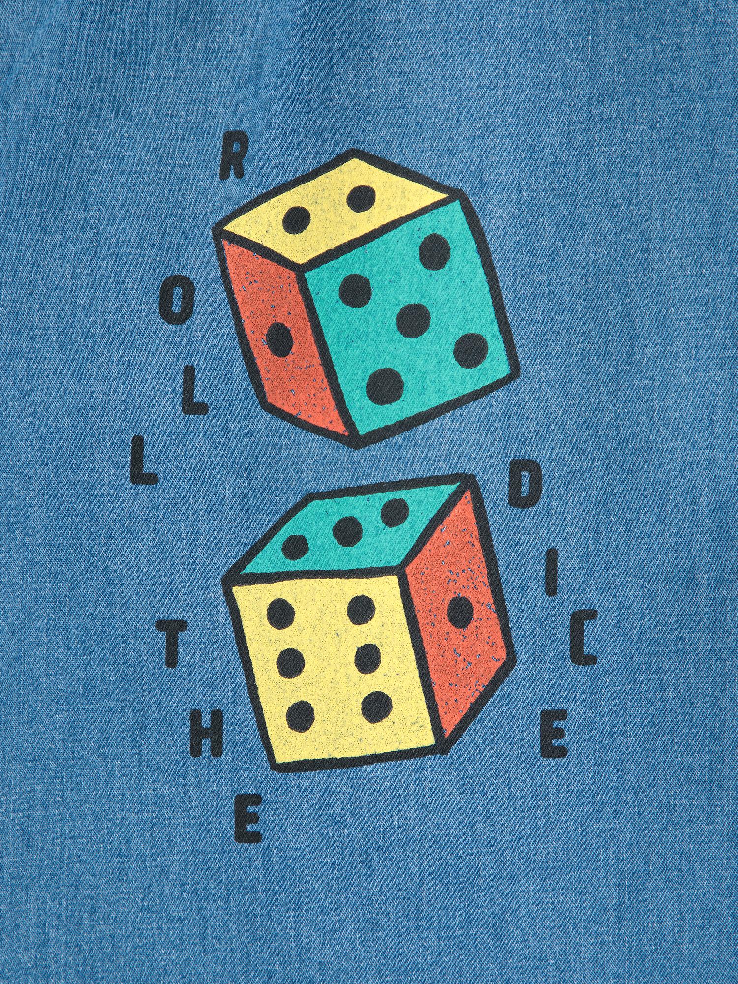 Spodnie Roll the dice light denim pants