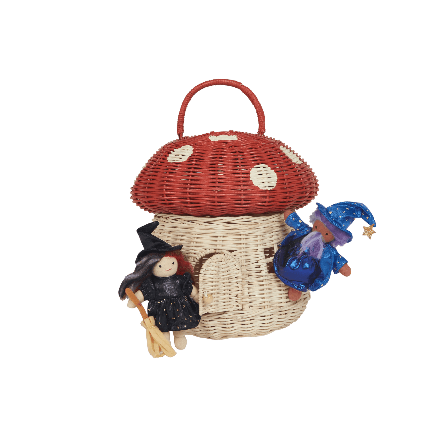 Rattanowy domek grzybek - Red - L’enfant