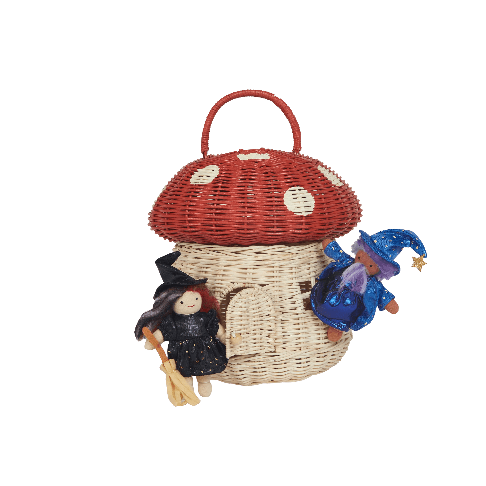 Rattanowy domek grzybek - Red - L’enfant