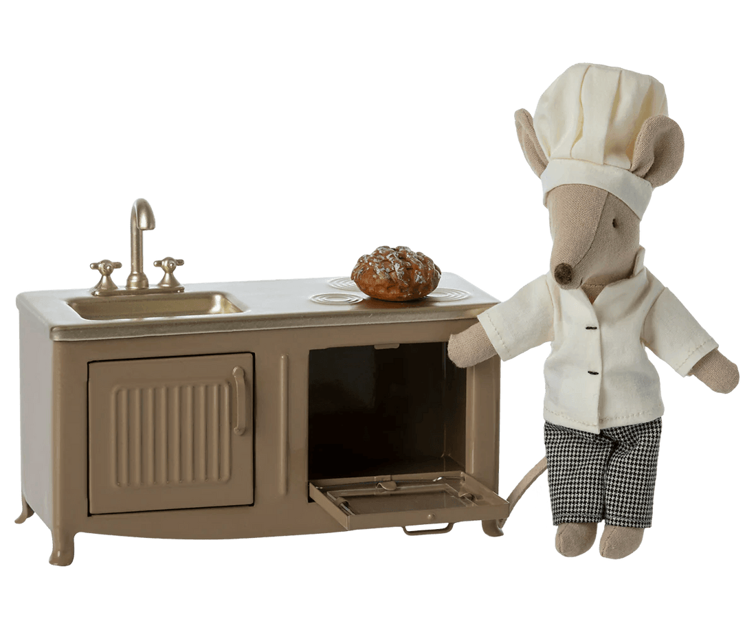 Akcesoria dla lalek - Kitchen, Mouse - Light brown - L’enfant