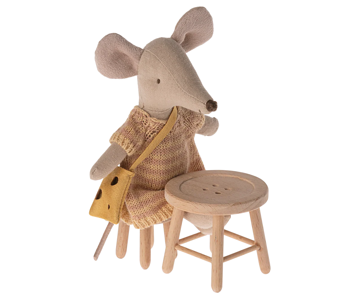 Zestaw - Table and stool set, Mouse