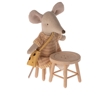 Zestaw - Table and stool set, Mouse