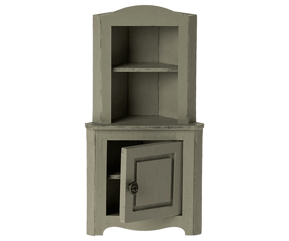 Akcesoria dla lalek - Corner cabinet, Mouse - Light green - L’enfant