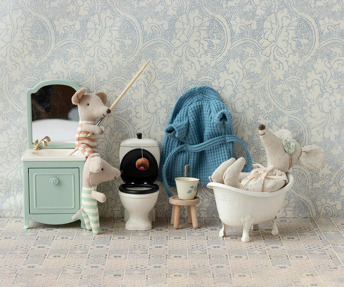 Akcesoria dla lalek - Bathtub, Mouse - L’enfant