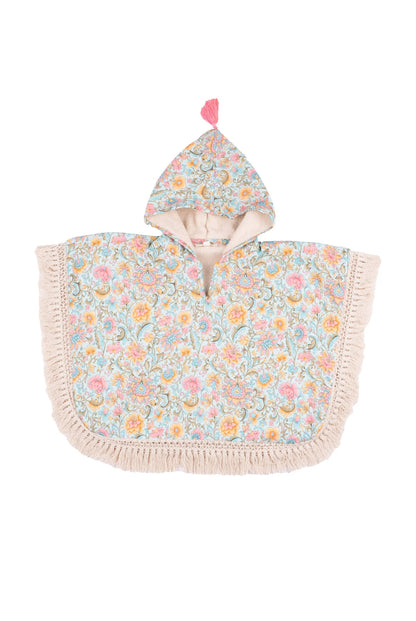 Mael Water River Flowers Beach Poncho