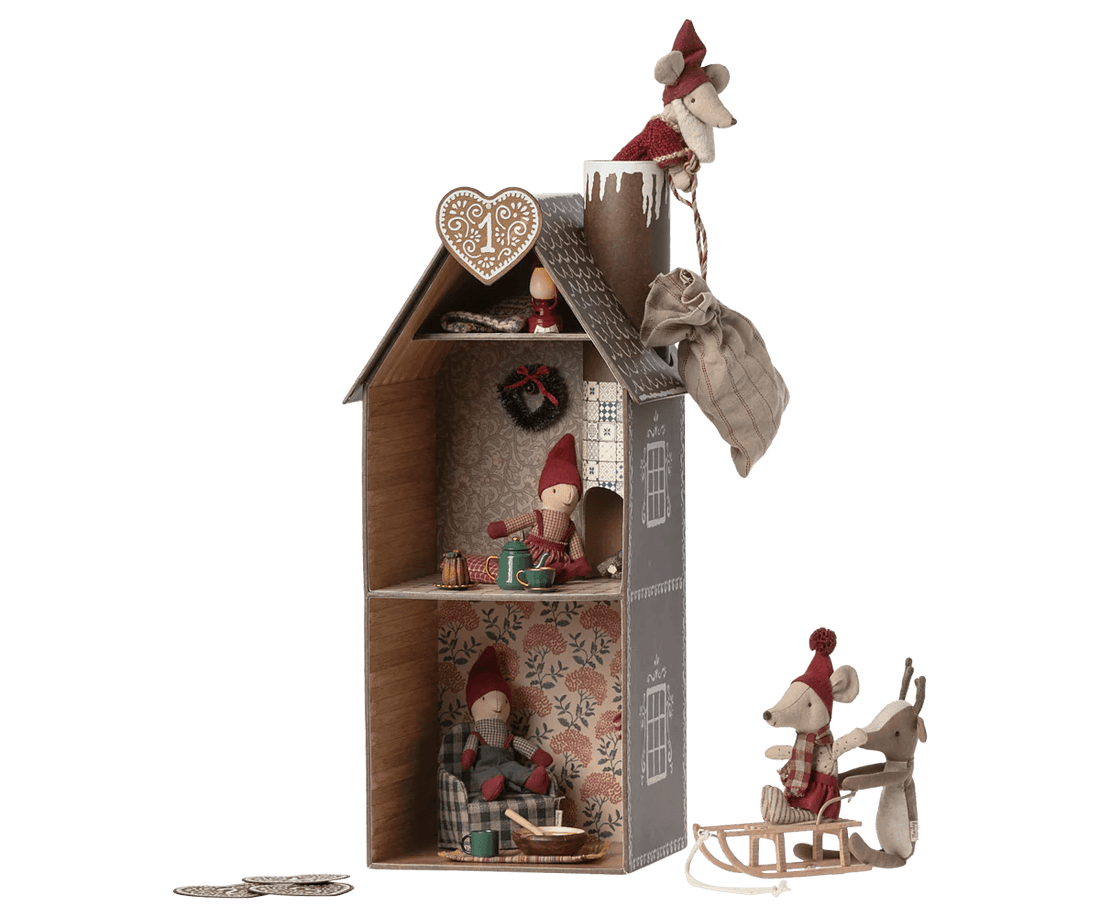 Dekoracja bożonarodzeniowa - Gingerbread house, Mouse - L’enfant
