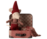 Dekoracja bożonarodzeniowa - Christmas mouse, Baby in suitcase - L’enfant