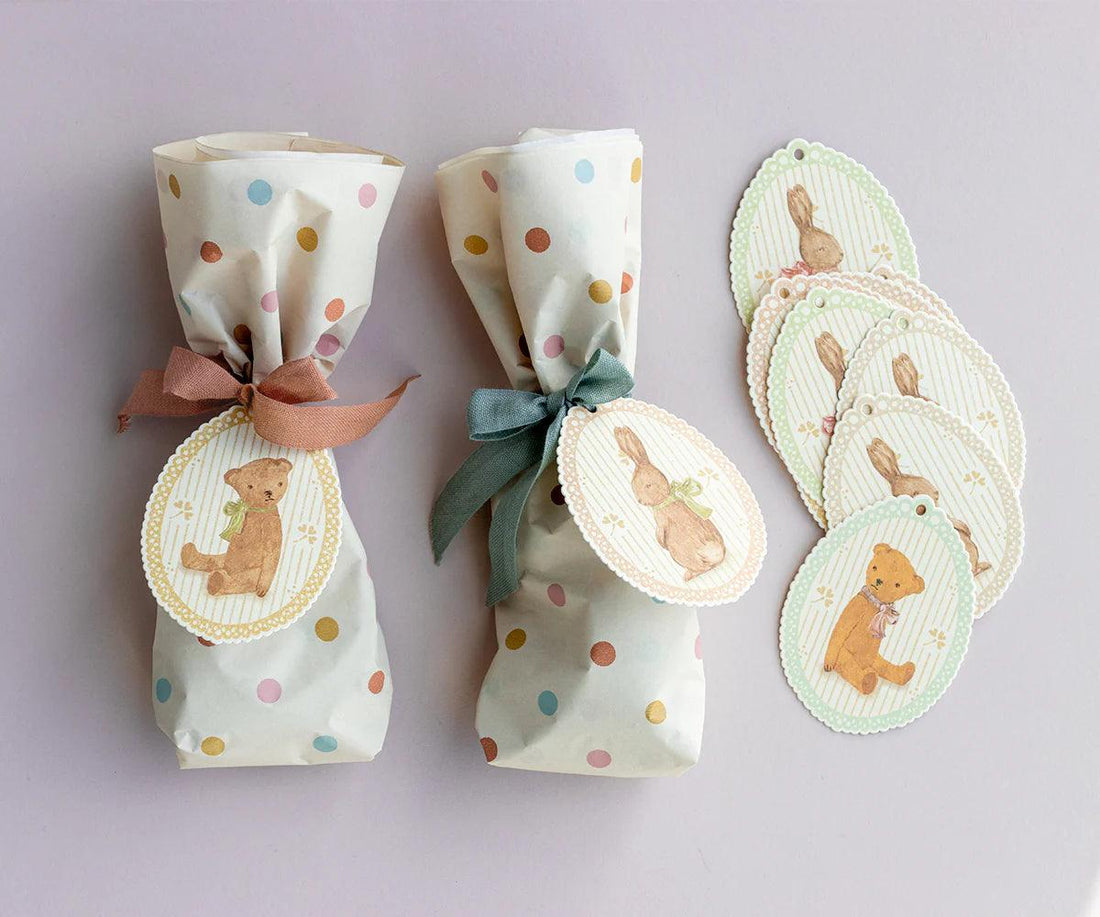 Etykiety prezentowe - Gift tags, Bunnies and Teddies - L’enfant