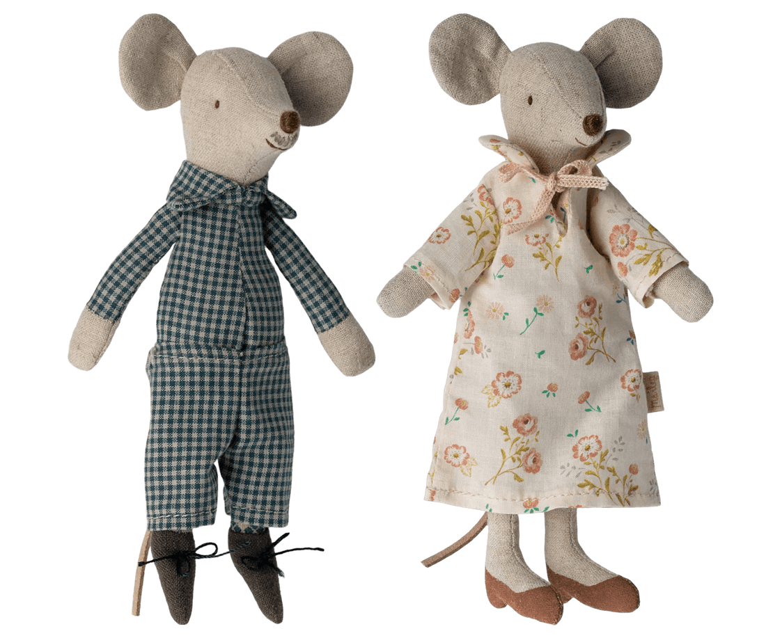 Myszka - Grandma and Grandpa mice in cigarbox - L’enfant