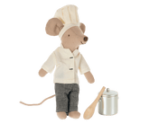 Myszka - Chef mouse w. soup pot and spoon - L’enfant