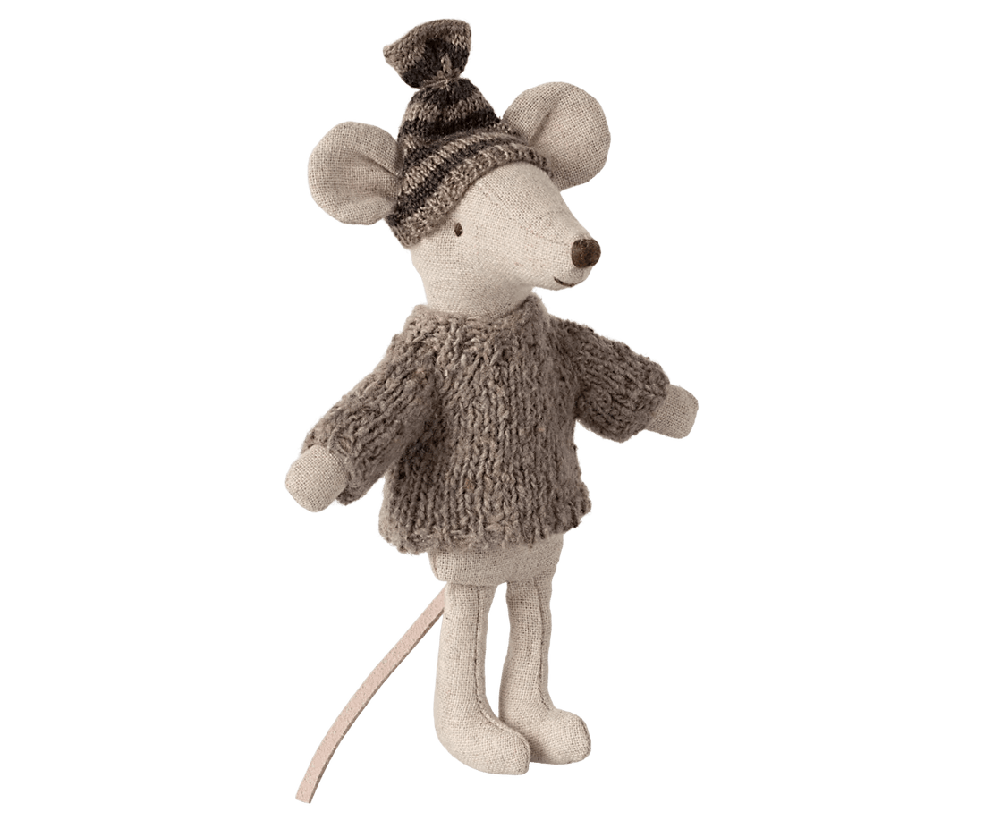Ubranko myszki - Knitted sweater and hat, Big brother mouse - L’enfant